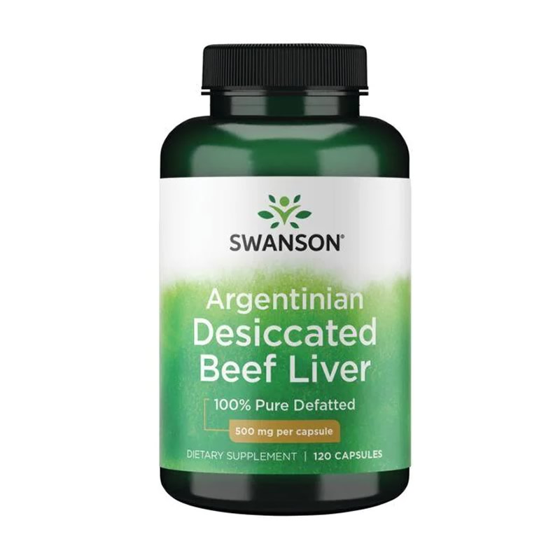 SWANSON ARGENTINIAN DESICCATED BEEF LIVER 500MG 120CAPS
