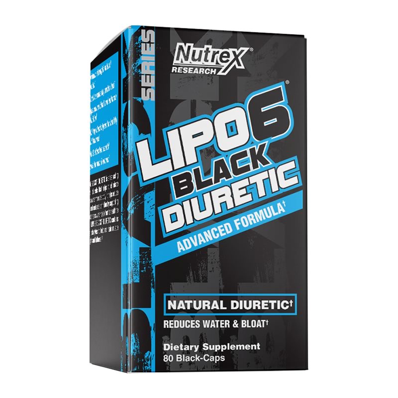 NUTREX LIPO-6 BLACK DIURETIC 80CAPS