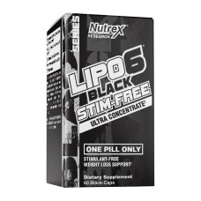 NUTREX LIPO-6 BLACK ULTRA CONCENTRATE STIM FREE 60CAPS