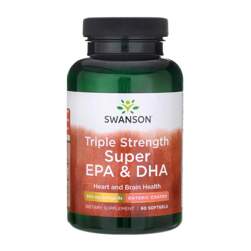SWANSON TRIPLE STRENGTH SUPER EPA & DHA 900MG 60SGELS